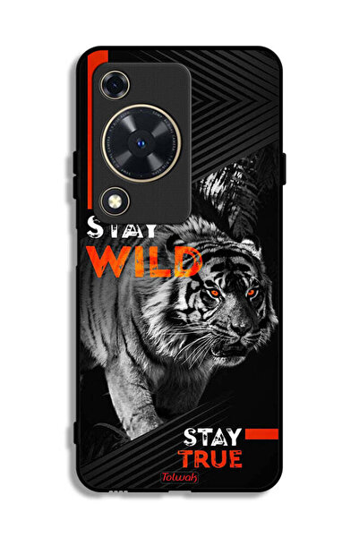 Tolwak Huawei Enjoy 70 Protective Case Cover Stay Wild Stay True