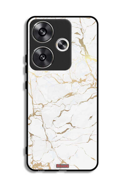 Tolwak غطاء حماية لهاتف Xiaomi Poco F6 5G بنمط رخامي