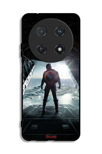 Tolwak غطاء حماية لهاتف هواوي نوفا 12i بتصميم صورة كابتن أمريكا