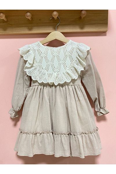 Cherrys Bebek Cotton Wrinkle Dress