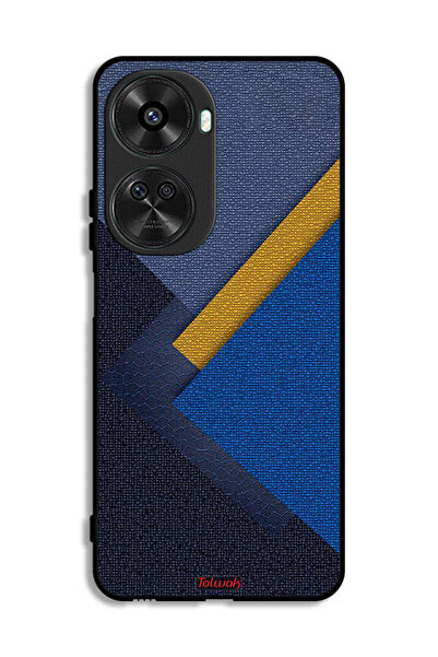 Tolwak غطاء حماية لهاتف هواوي نوفا 11 SE بنقشة مثلثات جلدية
