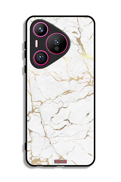 Tolwak غطاء حماية لهاتف هواوي بيورا 70 بنمط رخامي