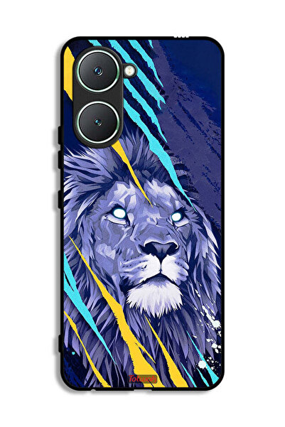 Tolwak غطاء حماية لهاتف Vivo Y03 4G بطبعة الأسد الملك