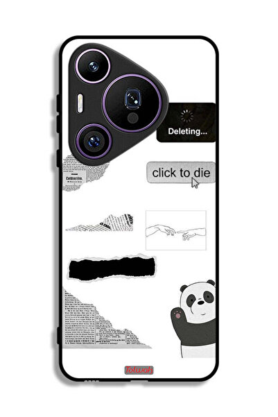 Tolwak غطاء حماية لهاتف هواوي بيورا 70 برو - ملصق باندا