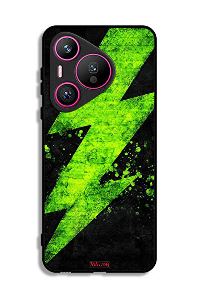 Tolwak غطاء حماية لهاتف هواوي بيورا 70 بنمط كهربائي
