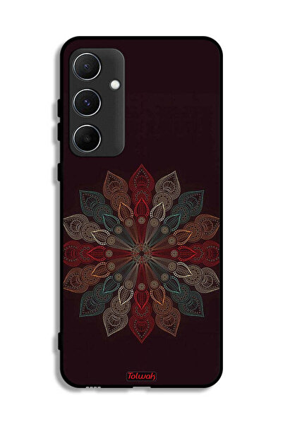 Tolwak غطاء حماية لهاتف سامسونج جالاكسي A55 5G بنقشة زهرة ماندالا