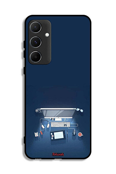 Tolwak Samsung Galaxy A55 5G Protective Case Cover Computer Desk Art