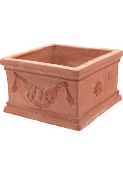 terecote Cub jos, decorat cu feston, 25