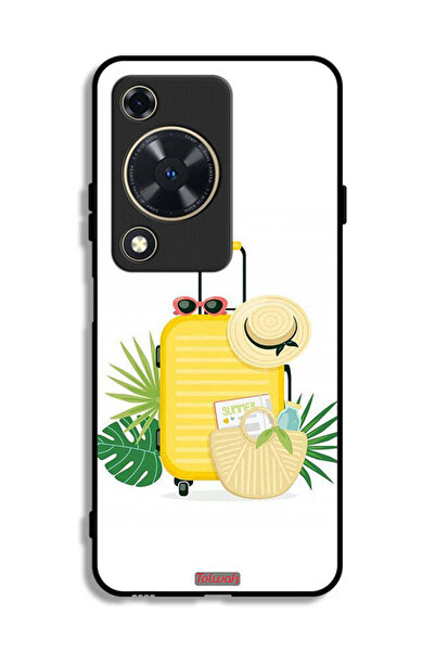 Tolwak غطاء حماية لهاتف هواوي إنجوي 70 برسومات فنية رقمية صيفية