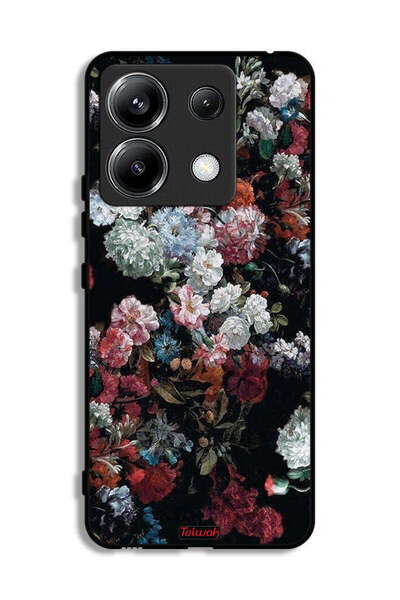 Tolwak غطاء حماية لهاتف Xiaomi Poco X6 5G بنقشة ورود عتيقة