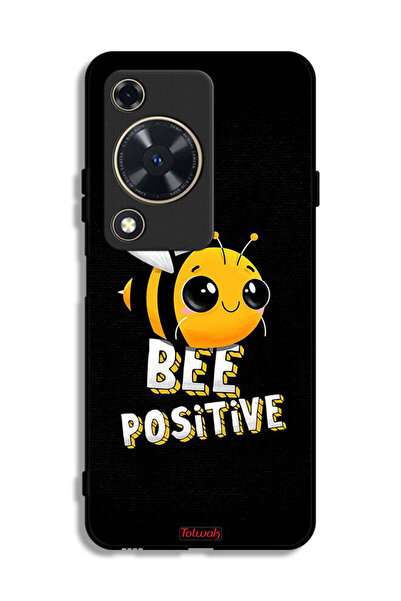 Tolwak Huawei Enjoy 70 Protective Case Cover Bee Positive