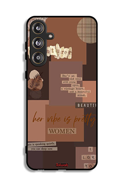 Tolwak Samsung Galaxy F55 5G Protective Case Cover Adventurer Women