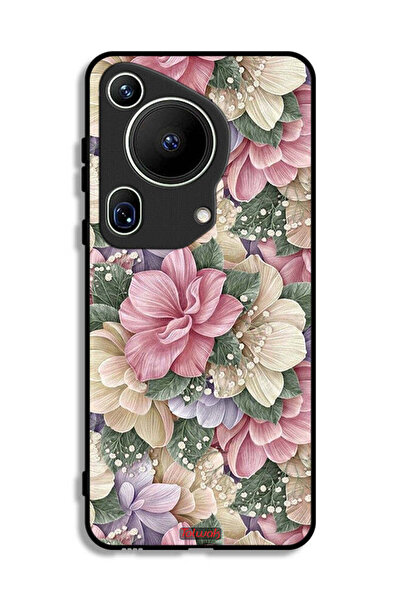 Tolwak غطاء حماية فائق الجودة لهاتف هواوي بيورا 70 بتصميم زهور