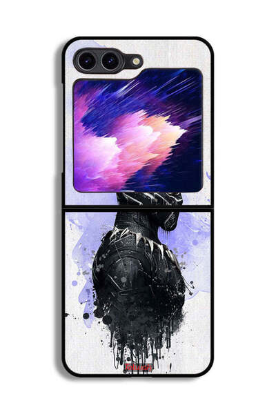 Tolwak غطاء حماية لهاتف Samsung Galaxy Z Flip6 بتصميم النمر الأسود