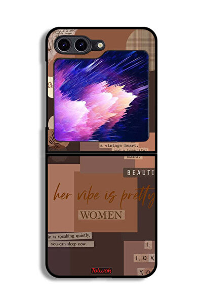 Tolwak Samsung Galaxy Z Flip6 Protective Case Cover Adventurer Women