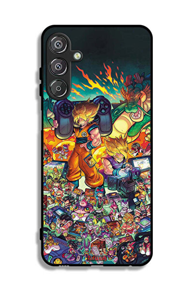 Tolwak Samsung Galaxy M15 5G Protective Case Cover Gamer Art Doodles