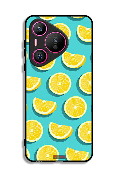 Tolwak غطاء حماية لهاتف هواوي بيورا 70 بنمط برتقالي