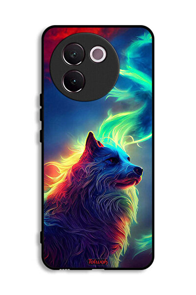 Tolwak غطاء حماية لهاتف Vivo V30e 5G بتصميم الذئب
