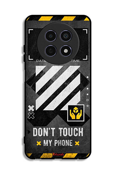 Tolwak Realme 12 5G Protective Case Cover Do Not Touch My Phone