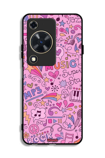Tolwak غطاء حماية لهاتف هواوي إنجوي 70 مع علامات موسيقية