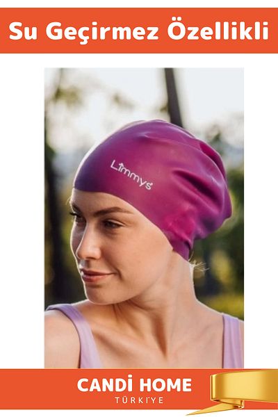 VARESSA New Generation Trend Waterproof Silicone Swimming Pool Sea Cap Swimming Cap Set of 2