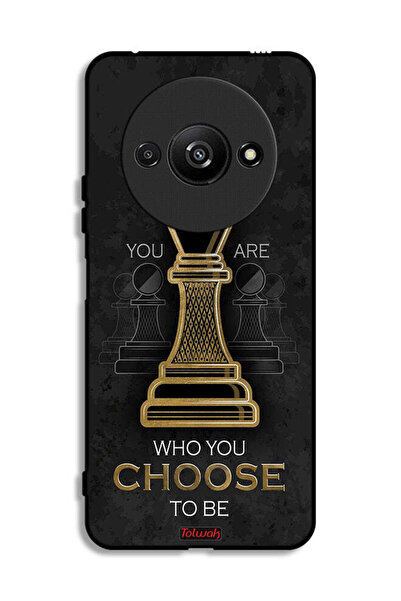 Tolwak Xiaomi Redmi A3 4G Protective Case Cover You Are Who You Choose To Be
