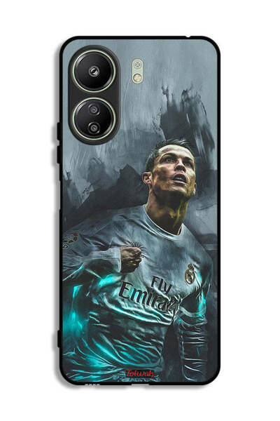 Tolwak غطاء حماية لهاتف شاومي ريدمي 13 سي برسومات كريستيانو رونالدو