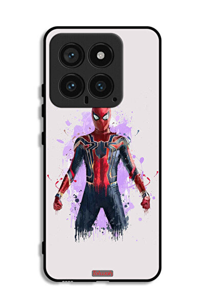 Tolwak غطاء حماية لهاتف شاومي 14 بتصميم العنكبوت الحديدي