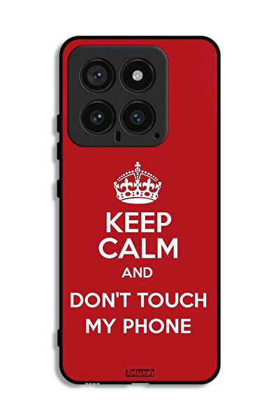 Tolwak Xiaomi 14 Protective Case Cover Keep Calm And Dont Touch My Phone