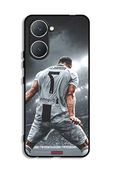 Tolwak غطاء حماية لهاتف Vivo Y03 4G بطبعة احتفال كريستيانو رونالدو