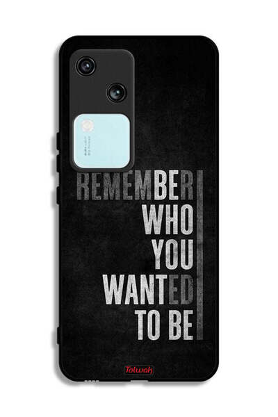 Tolwak غطاء حماية لهاتف Vivo S18 5G تذكر من أردت أن تكون