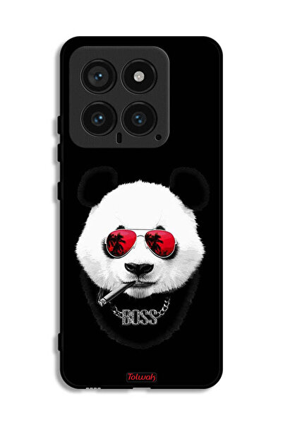 Tolwak غطاء حماية لهاتف شاومي 14 بطبعة بوس باندا