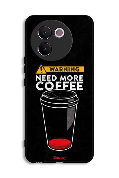 Tolwak غطاء حماية Vivo V30e 5G - هل تحتاج إلى المزيد من القهوة؟