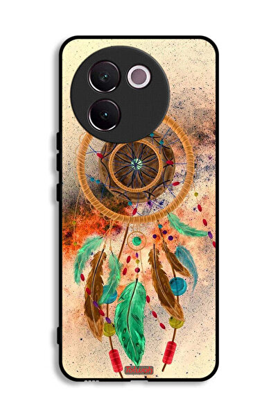 Tolwak غطاء حماية لهاتف Vivo V30e 5G بتصميم ماندالا ريش معلق