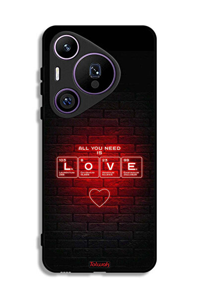 Tolwak غطاء حماية لهاتف هواوي بيورا 70 برو - كل ما تحتاجه هو الحب