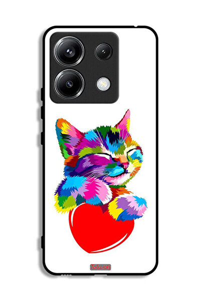 Tolwak غطاء حماية لهاتف شاومي ريدمي نوت 13 برو 5G - قطة ملونة