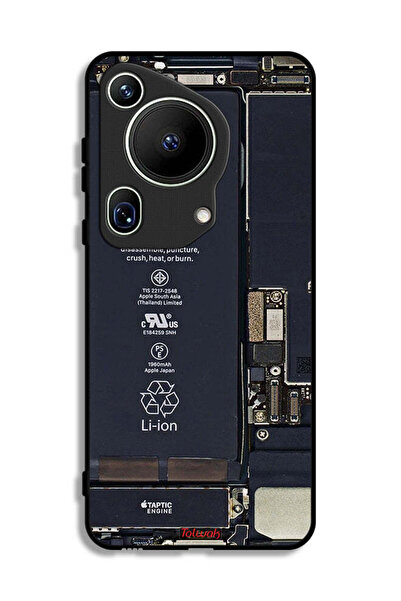 Tolwak غطاء حماية لهاتف هواوي بيورا 70 ألترا بنمط دائرة الهاتف