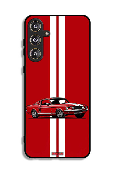Tolwak Samsung Galaxy M55 5G Protective Case Cover Vintage Car Abstract Art