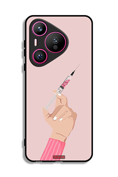 Tolwak غطاء حماية لهاتف هواوي بيورا 70 بطبعة Love Injection