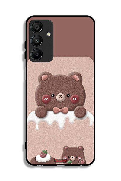 Tolwak غطاء حماية لهاتف سامسونج جالاكسي A15 بتصميم دب الفراولة