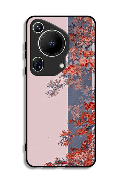 Tolwak غطاء حماية فائق لهاتف هواوي بيورا 70 بتصميم أوراق الشجر والزهور
