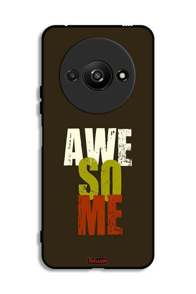 Tolwak Xiaomi Redmi A3 4G Protective Case Cover Awesome