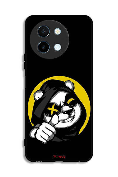 Tolwak غطاء حماية لهاتف Vivo Y38 5G بتصميم قطة مارشميلو لطيفة