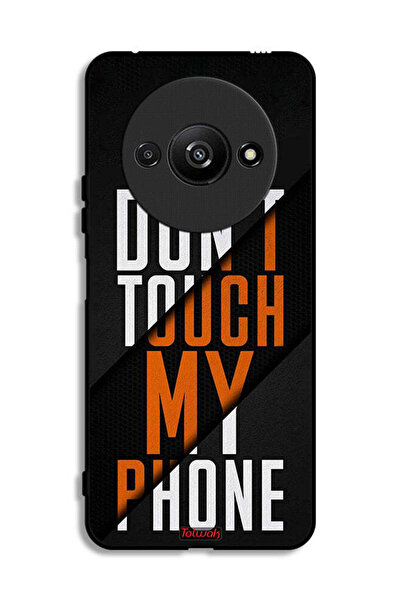 Tolwak Xiaomi Redmi A3 4G Protective Case Cover Do Not Touch My Phone