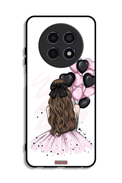 Tolwak غطاء حماية لهاتف Realme 12 5G يحمل رسمة فتاة تحمل بالونات
