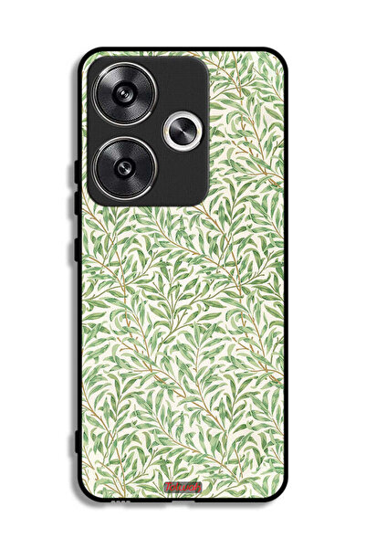 Tolwak غطاء حماية لهاتف Xiaomi Poco F6 5G بنمط غصن الصفصاف الشهير