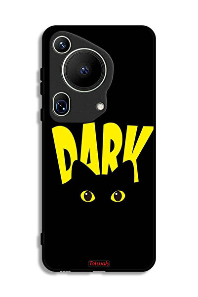 Tolwak غطاء حماية لهاتف هواوي بيورا 70 ألترا - قطة داكنة