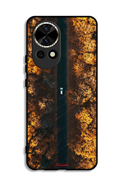 Tolwak غطاء حماية لهاتف هواوي نوفا 12 5G، طريق في أشجار الخريف