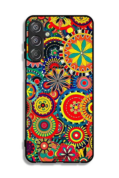 Tolwak غطاء حماية لهاتف سامسونج جالاكسي M15 5G بنمط ماندالا ملون