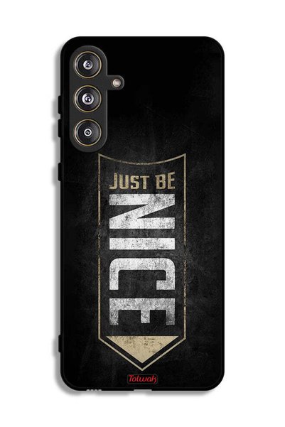 Tolwak Samsung Galaxy M55 5G Protective Case Cover Just Be Nice